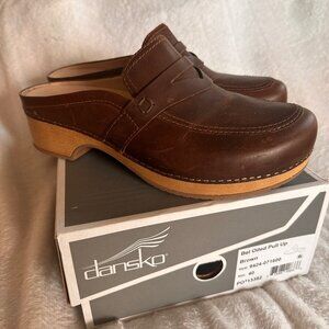 DANSKO BEL OILED PULL UP CLOG size 40 never worn
